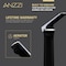 Anzzi 1-Handle Bathroom Vessel Sink Faucet in Matte Black and Chrome L-AZ904MB-CH - alternate 4